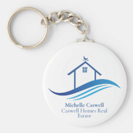 Chaveiro Home page da Empresa Imobiliária Azul Logotipo Mod