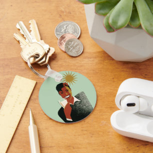 Chaveiro Homem Art Déco Antigo, Bebidas Frias no Verão