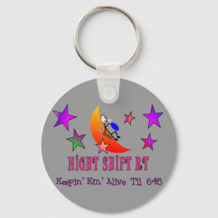 Chaveiro Homem da vara da LUA do RT do turno da noite