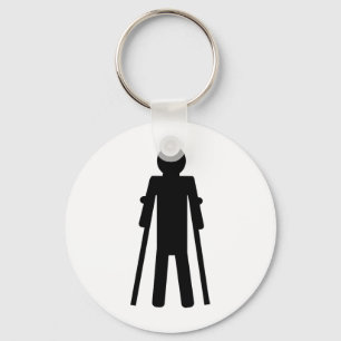 Chaveiro homem das muletas