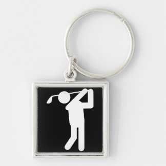 Chaveiro Homem Golfista - Homem Golfe