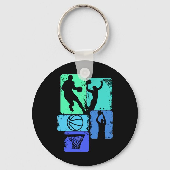 Chaveiro Homens De Jogadores De Basquete (2) (Frente)