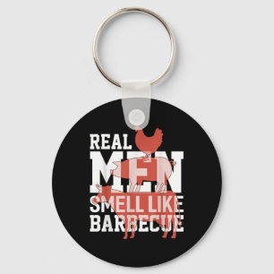 Chaveiro Homens de Verdade Cheiram Como Churrasco Divertido