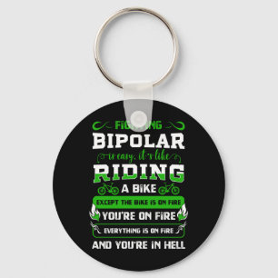 Chaveiro Homens Lutador Bipolar Mania Transtorno Mental Ans
