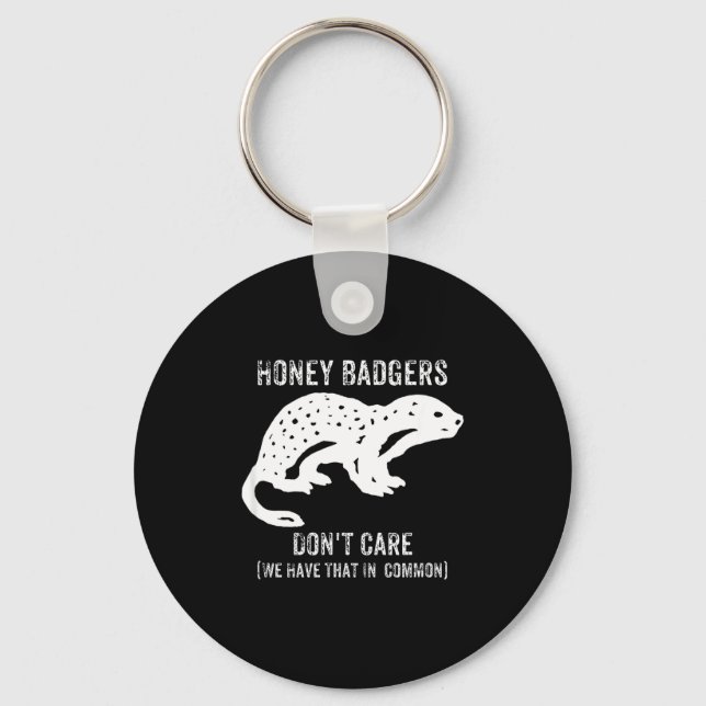 Chaveiro Honey Badgers Don't Care S  (Frente)