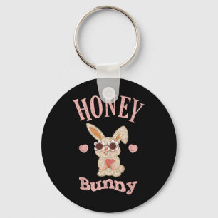 Chaveiro Honey Bunny Retro Páscoa Coelho Fofo Mulheres Meni