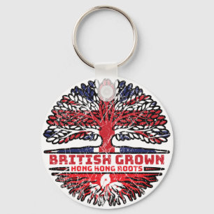 Chaveiro Hong Kong Reino Unido British Tree Roots