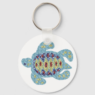 Chaveiro Honu (tartaruga de mar) da corrente chave do
