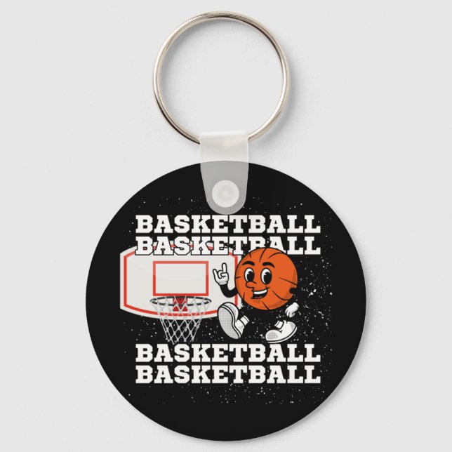 Chaveiro Hoop de Caracteres de Basquete (Frente)