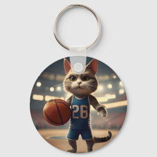 Chaveiro Hoops Gelados: O Invejoso Gato Basketballer