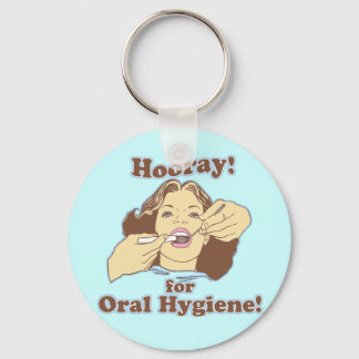 Chaveiro Hooray for Oral Hygiene Retro