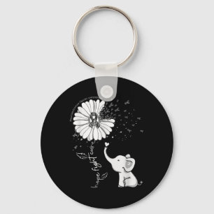 Chaveiro Hope Fight Cure Elephant Neuroendócrino Cancer Zeb