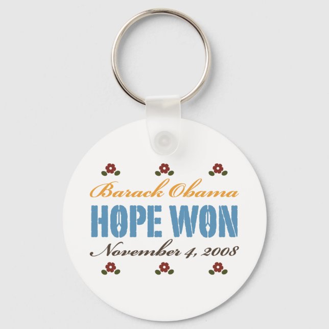 Chaveiro Hope Won Obama Key Chain (Frente)