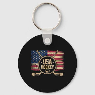 Chaveiro Hóquei da Bandeira Americana
