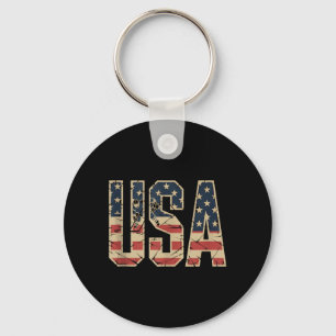 Chaveiro Hóquei da Bandeira Americana