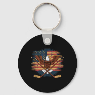 Chaveiro Hóquei da Bandeira Americana