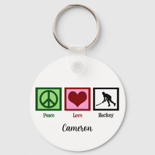 Chaveiro Hóquei em campo do Peace Love