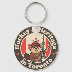 Chaveiro Hóquei & Patrimônio_ Toronto Retro Canadense