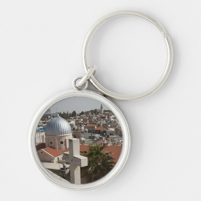 Chaveiro Horizonte de Jerusalém Antiga (Frente)