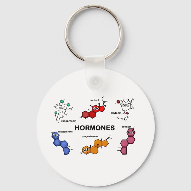 Chaveiro Hormônios (Frente)