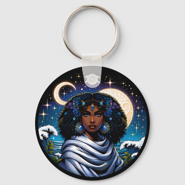 Chaveiro Horoscope Sign Aquarius Symbol (Frente)