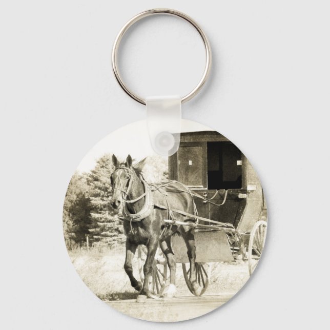 Chaveiro Horse e Buggy Sepia (Frente)