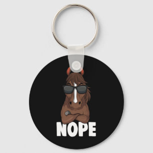 Chaveiro Horse Girl Nope Women Horseback Riding