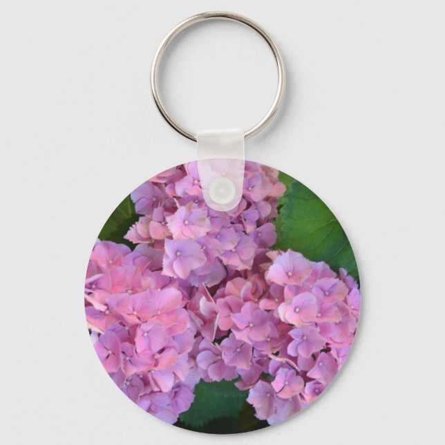 Chaveiro Hortensia Elegante e russa Hydrangea macrophylla (Frente)