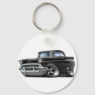 Chaveiro Hot rod 1957 preto de Chevy Belair
