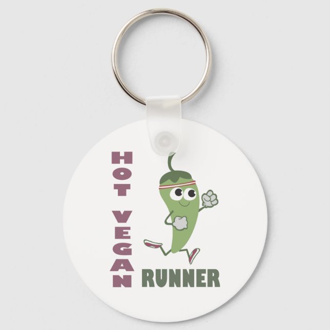 Chaveiro Hot Vegan Runner (Frente)