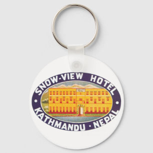 Chaveiro Hotel Kathmandu Nepal da opinião da neve