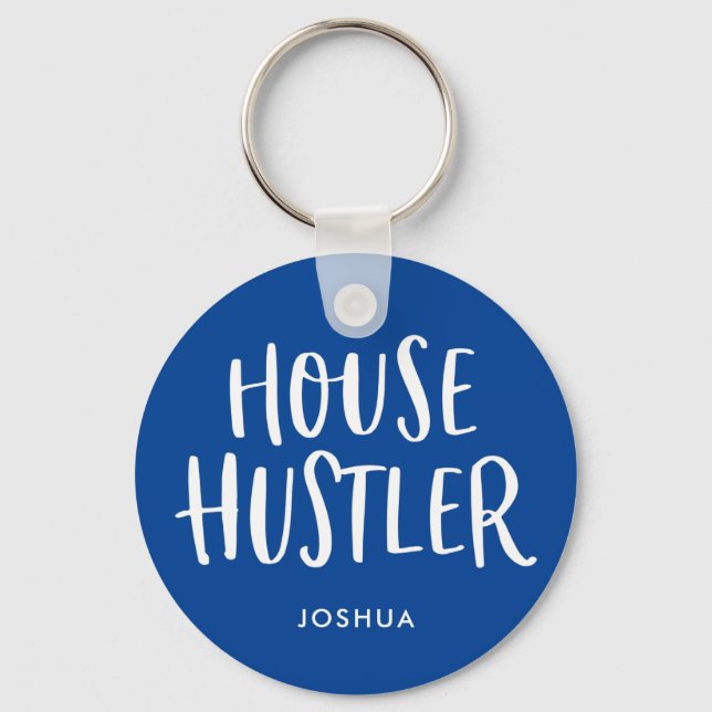 Chaveiro House Hustler Real Estate Agente Personalizado Men (Frente)