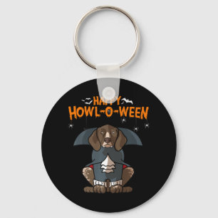 Chaveiro Howloween German Shorthired Dog Halloween