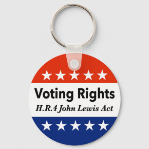 Chaveiro HR4 Lei de Direitos de Voto John Lewis