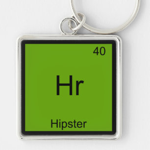 Chaveiro Hr - Hipster Engraçado Elemento Meme Química T-S