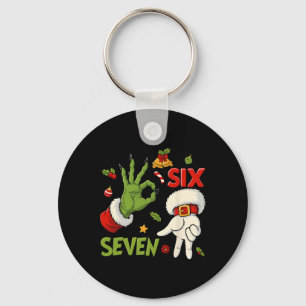 Chaveiro Hugvyn Divertido Seis Sete Meme Natal Papai Noel D