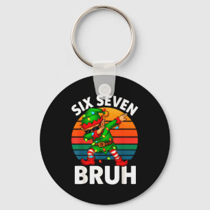 Chaveiro Hugvyn Six Seven 6 7 Meme Dabbing Elfo Alegre Nata