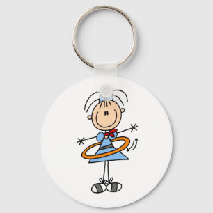 Chaveiro Hula Hoop Stick Figura T-shirts e presentes