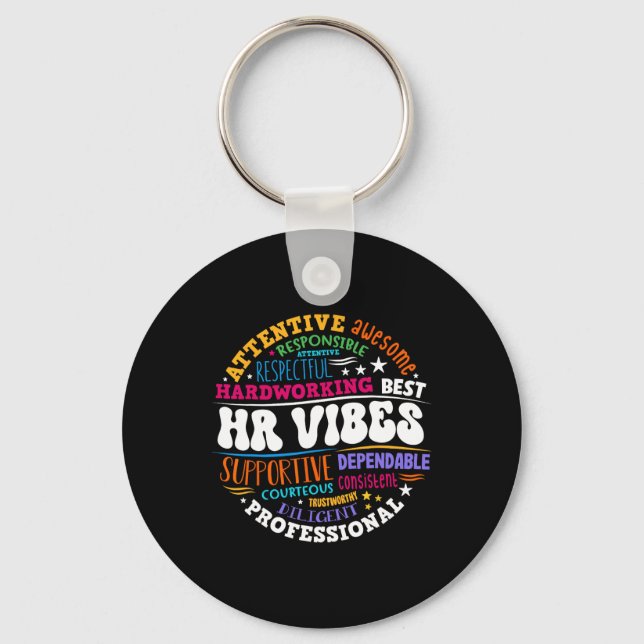 Chaveiro Human Resources Hr Vibes Analyst Employee Apprecia (Frente)