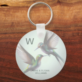 Chaveiro Hummingbird Adicionar Foto Nome do Monograma