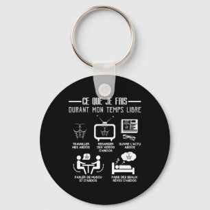 Chaveiro Humor Abs Bodybuilding Free Time Work 6 pacotes