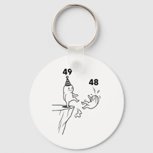 Chaveiro Humor de Aniversário de Crianças 49 Anos 49º Festa