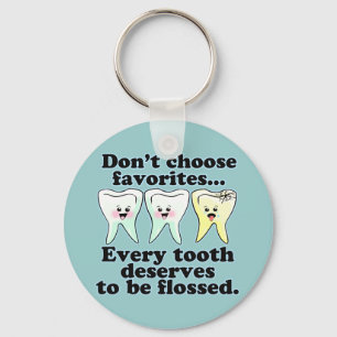 Chaveiro Humor dental engraçado