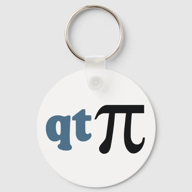 Chaveiro Humor Matemático - Tee Pi Bonito (Frente)