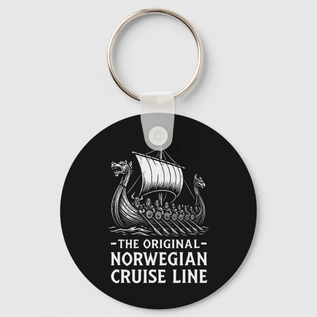 Chaveiro Humor Viking Original da Norwegian Cruise Line Eng (Frente)