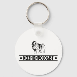 Chaveiro Humorístico Keeshond