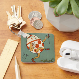 Chaveiro Humpty Dumpty, Vintage Mãe Ganha Rhyme