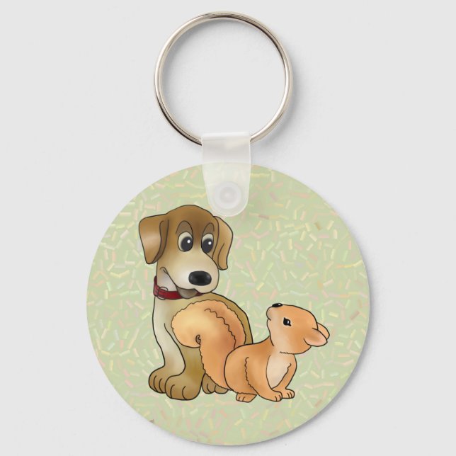 Chaveiro Hund und Eichhörnchen (Frente)