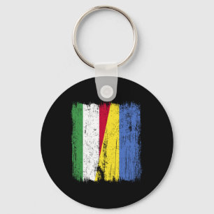 Chaveiro Hungria Ucrânia Meia Bandeira Húngara Ucraniana He
