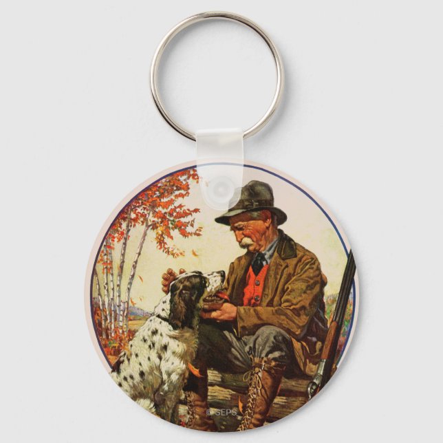 Chaveiro Hunter e Spaniel (Frente)
